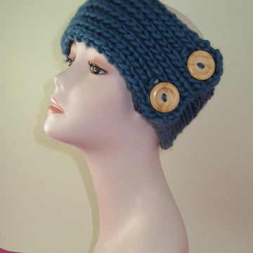Super Chunky 1 x Ball 2 Button Headband
