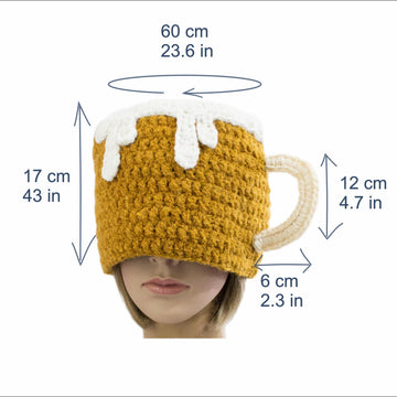 October fest beer mug hat