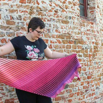 Dreaming of a Sunset Shawl