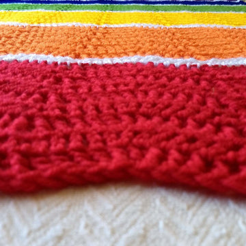 Rainbow Ripple Blanket