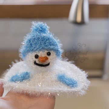 Melted Snowman Kitchen Scrubby