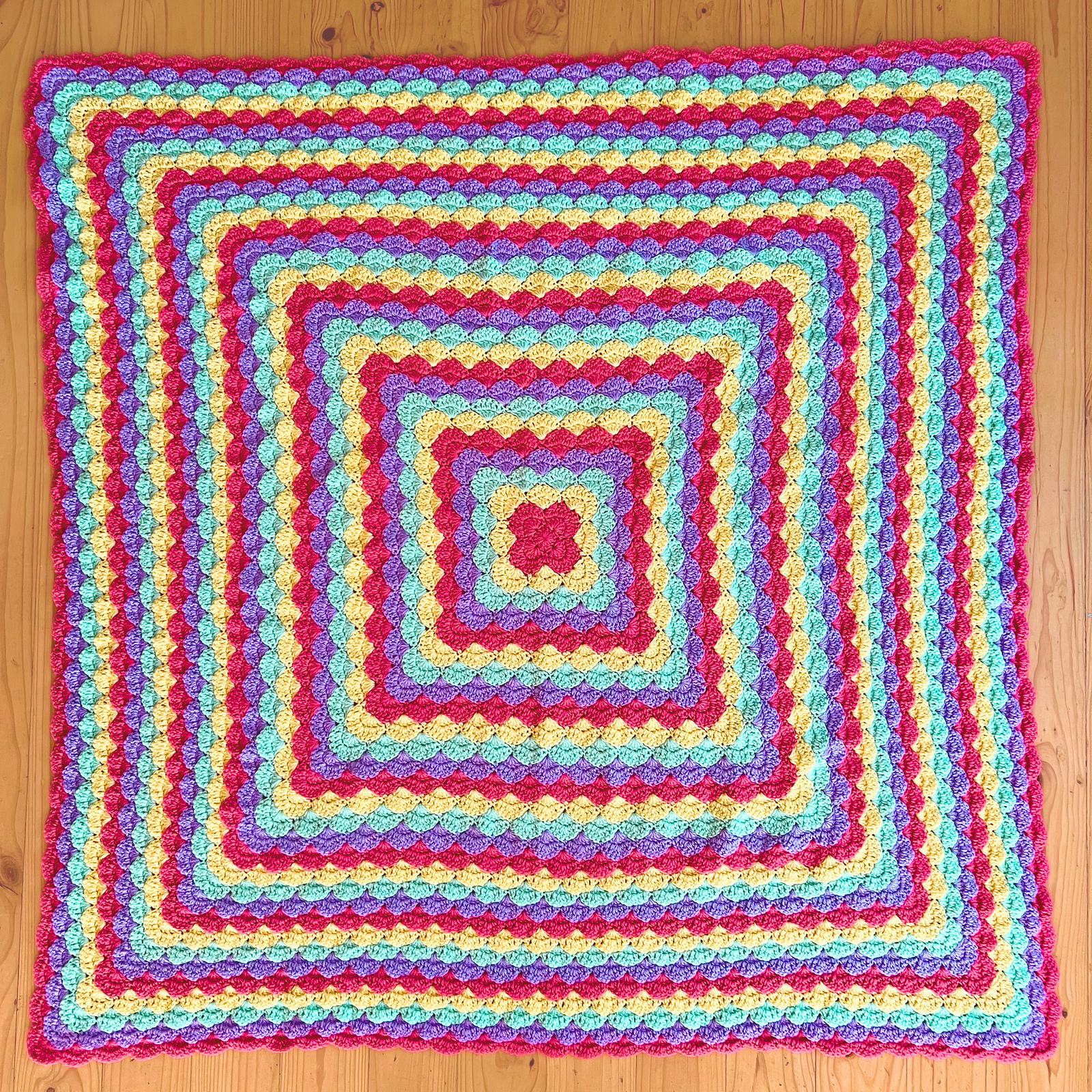 Textured Clam Shells Blanket
