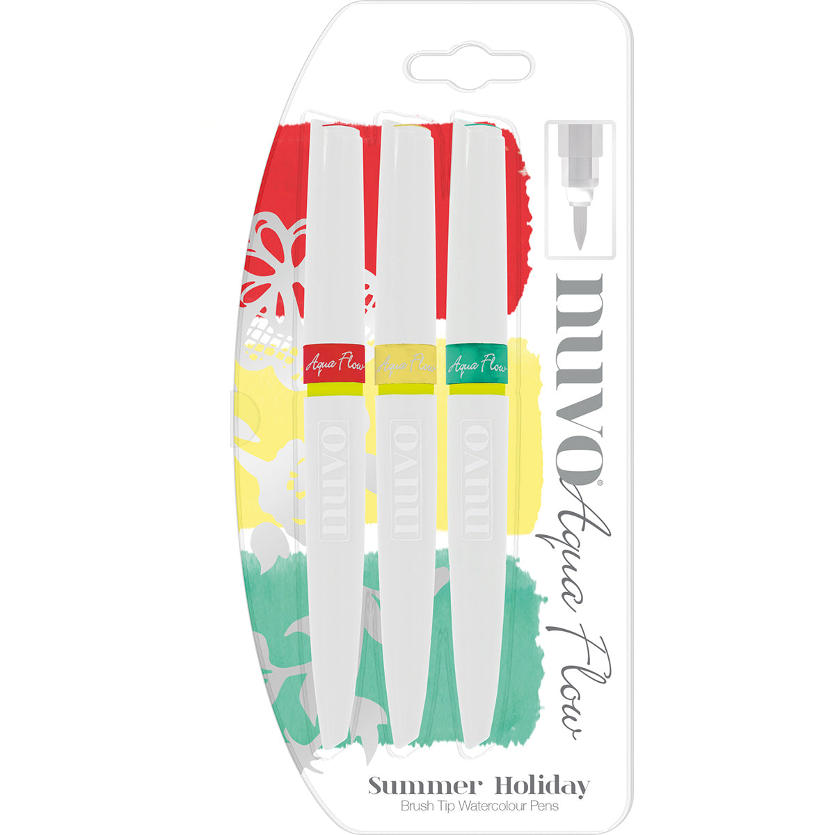 Tonic Studios Nuvo Aqua Flow Pens 3/Pkg - Summer Holiday