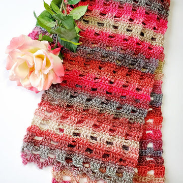 Soft Trellis Scarf