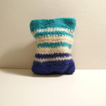 Blue Lagoon Felted Soap Saver