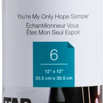 Cricut Patterned Premium Vinyl Sampler 12"X12" 6/Pkg - Star Wars You're My Only Hope -Removable