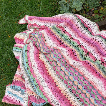 My FlowerGarden Story Stitch Sampler Afgan