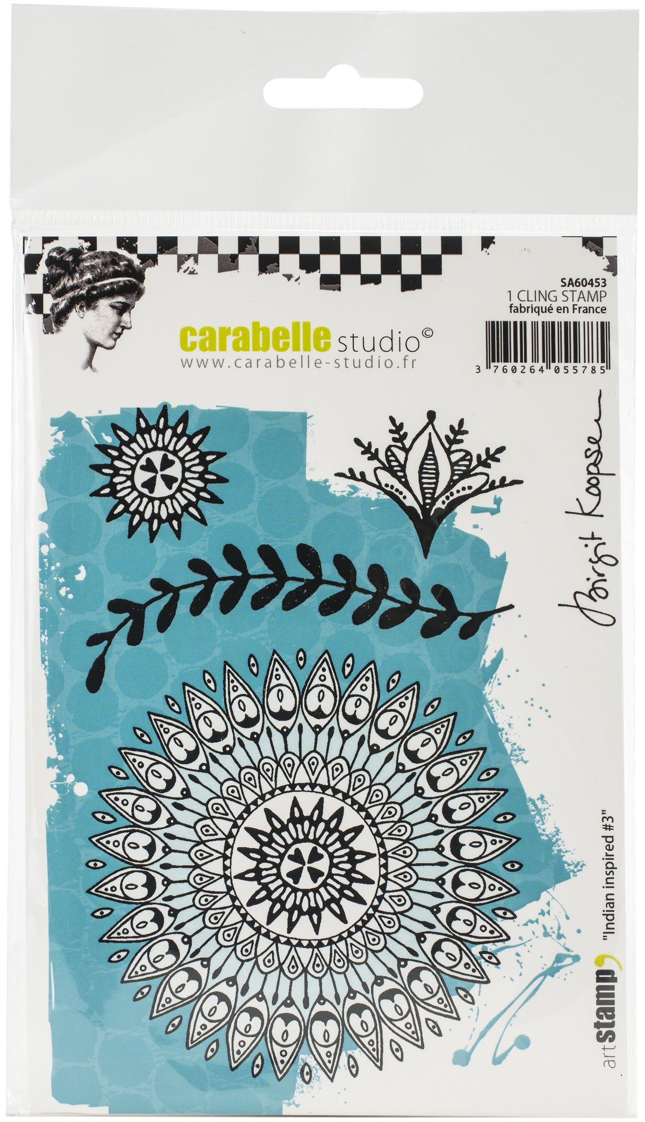 Carabelle Studio Cling Stamp A6 By Birgit Koopsen - Indian Inspired #3