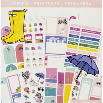Happy Planner Sticker Value Pack - Spring, 736/Pkg