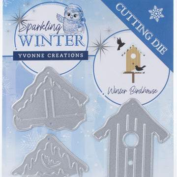 Find It Trading Yvonne Creations Die - Winter Birdhouse, Sparkling Winter
