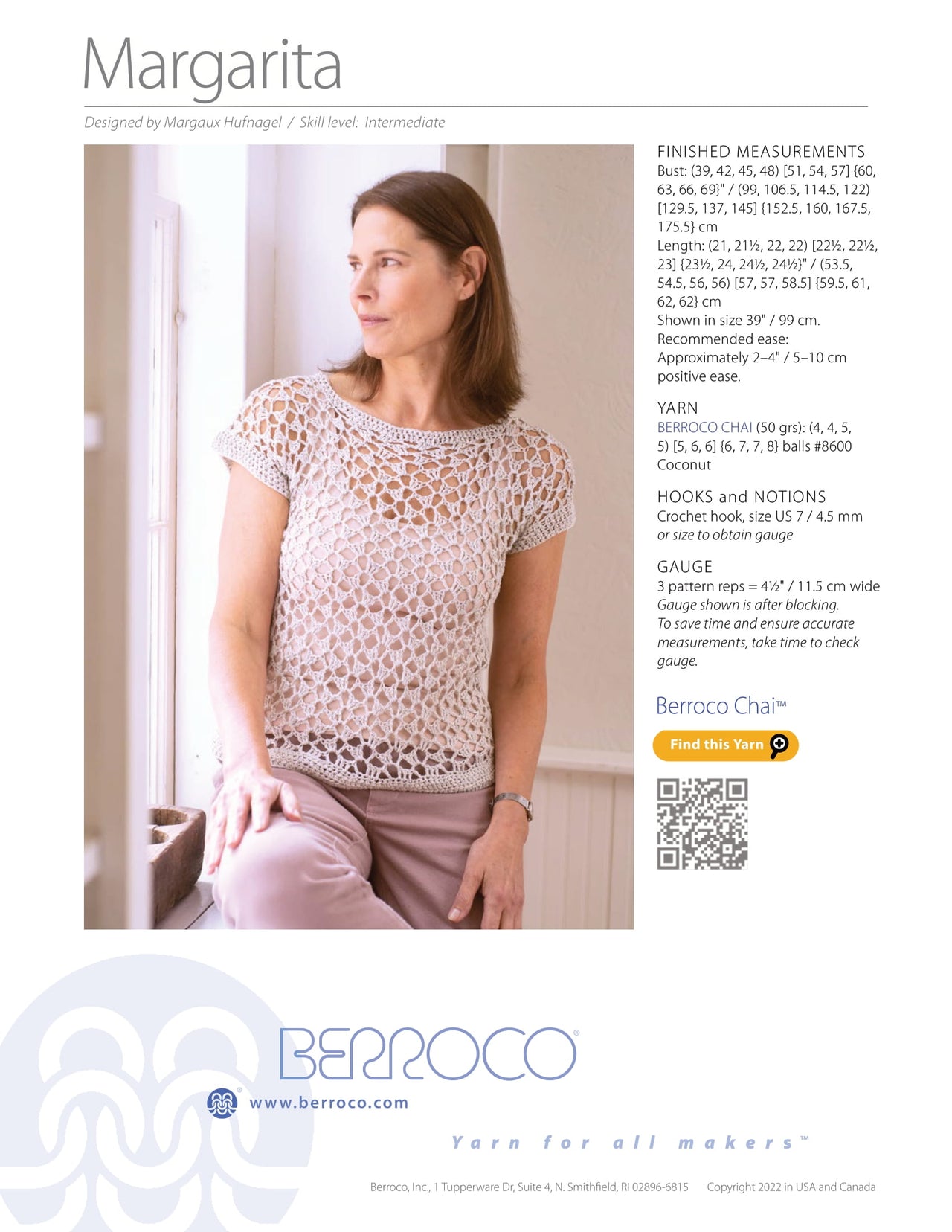 Berroco Margarita PDF