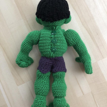 Green Monster amigurumi doll