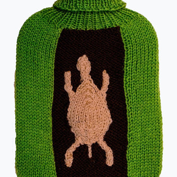 Cute Hot Water Bottle Covers to Knit - bee leopard penguin golf tortoise robot