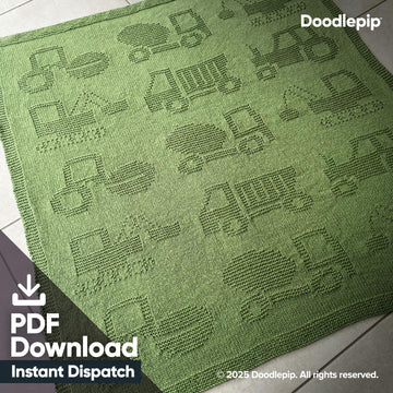 Truck Digger Blanket