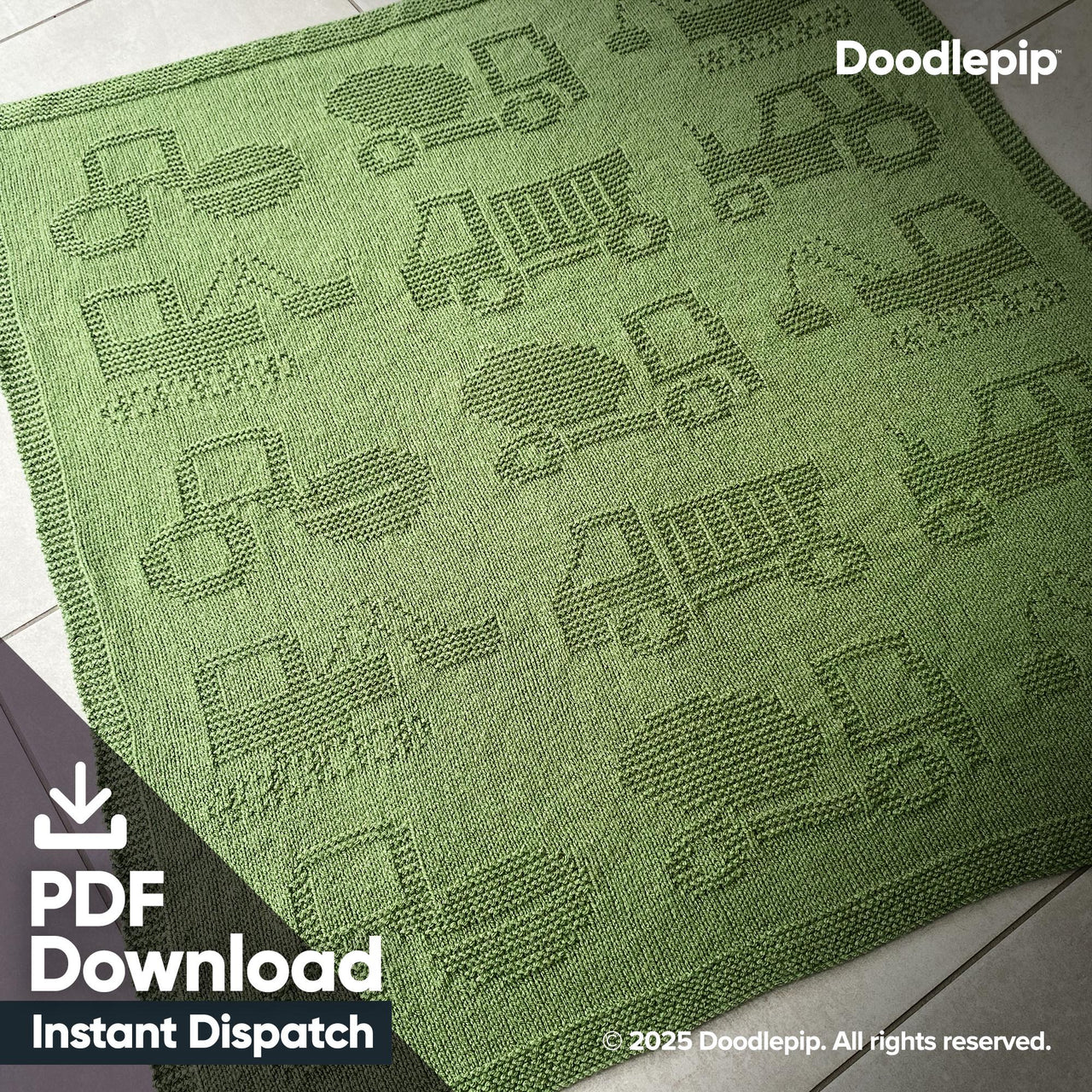 Truck Digger Blanket