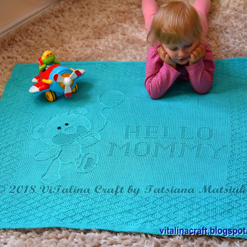 Hello Mommy Baby Blanket