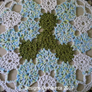 Crochet Doily Rug Pattern Earth Mandala