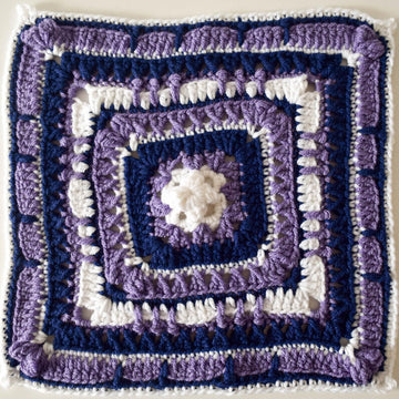 Raised Bunchberry Square (12"/30.5 cm version)