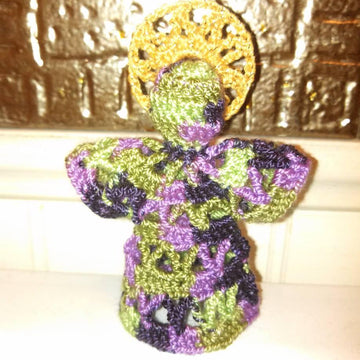 Small Christmas Angel Delta Lace