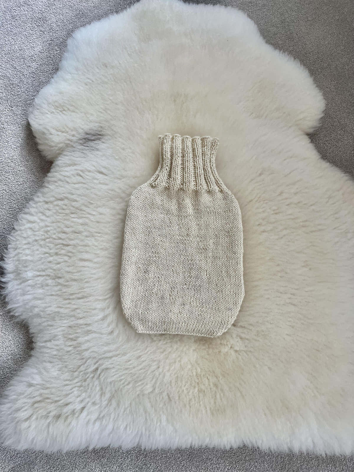 Hot Water Bottle Cover in Fully Traceable Wool