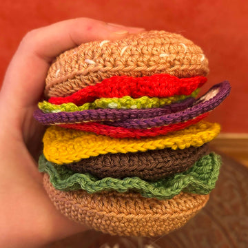 Burger Crochet Pattern
