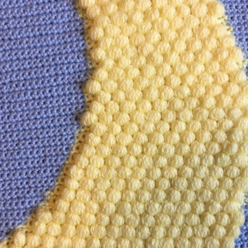 Love You to the Moon and Back Baby Blanket Intarsia Crochet