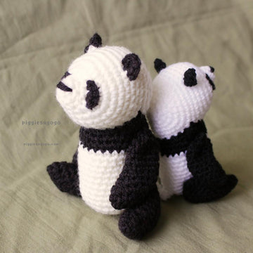 テディベア型パンダあみぐるみ / Teddy Panda bear amigurumi