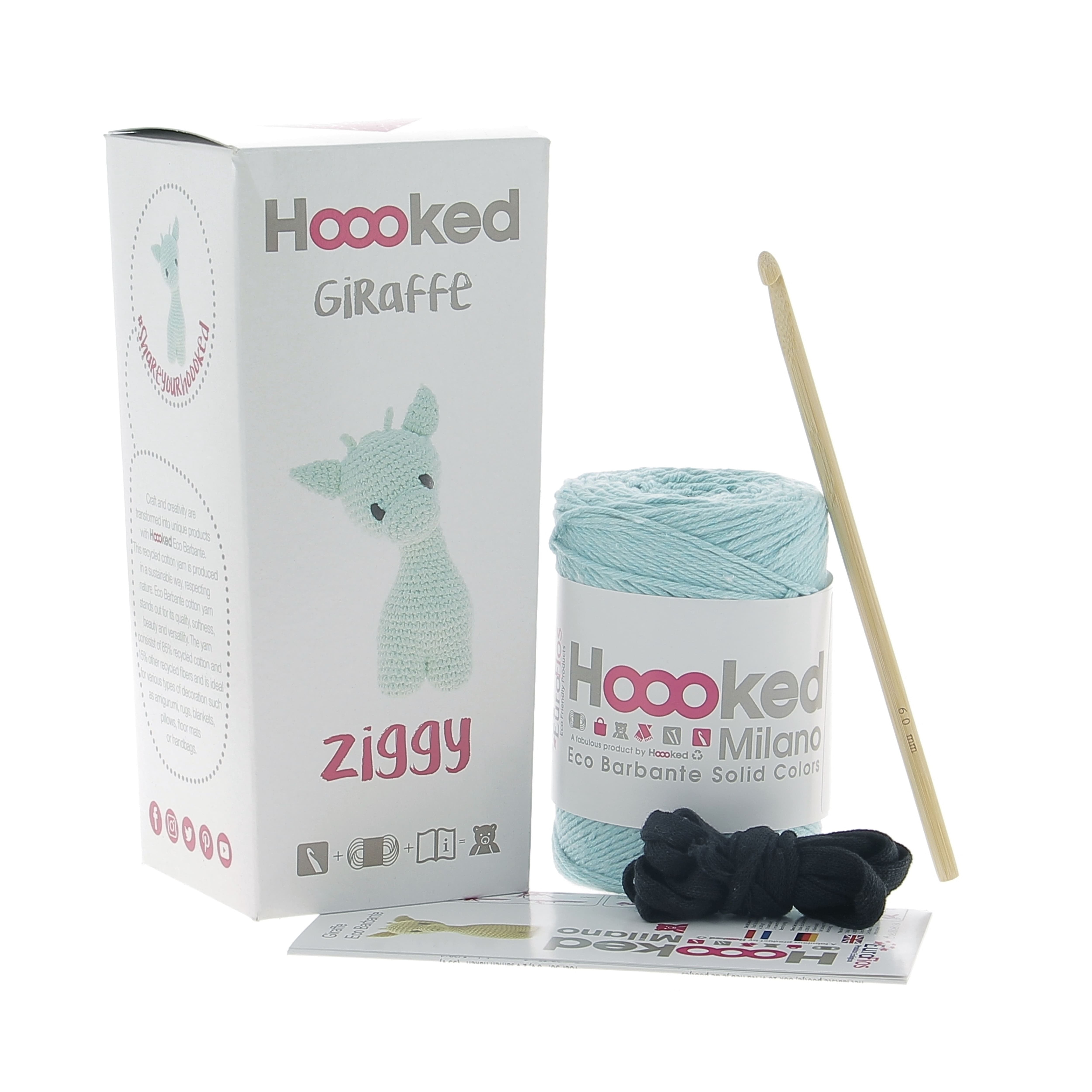 Hoooked DIY Kit - Giraffe Eco Barbante