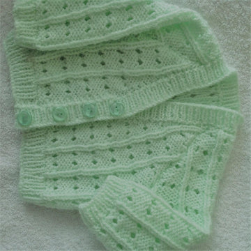 Lily's Eyelet baby cardigan