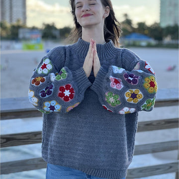 African Flower Sweater