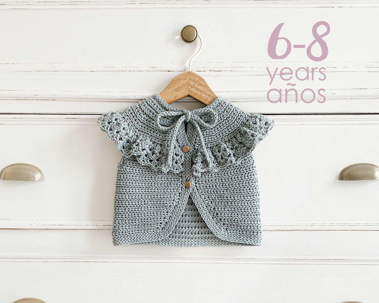 6-8 years– ANGIE Crochet Top