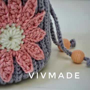 Daisy Draw String bag