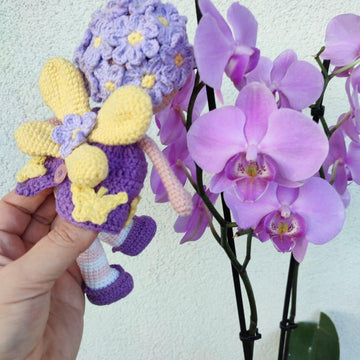 Crochet pattern doll - butterfly amigurumi