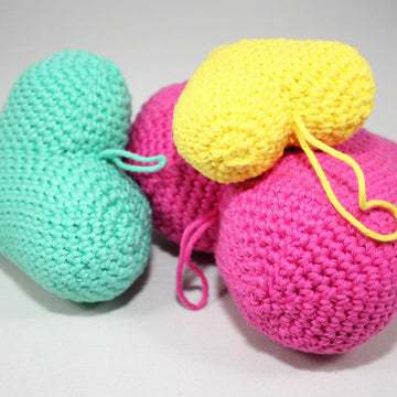 Hangers - Hearts - Amigurumi