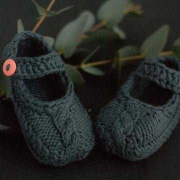 Mary Jane Cable Shoe