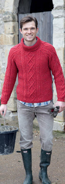 Sweaters in Hayfield Bonus Aran Tweed with Wool - 7137 - Downloadable PDF