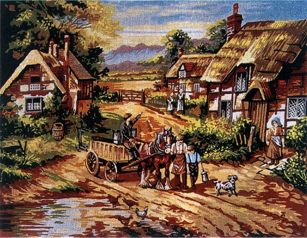 Gobelin-L Milk Delivery Tapestry Kit - 50cm x 70cm