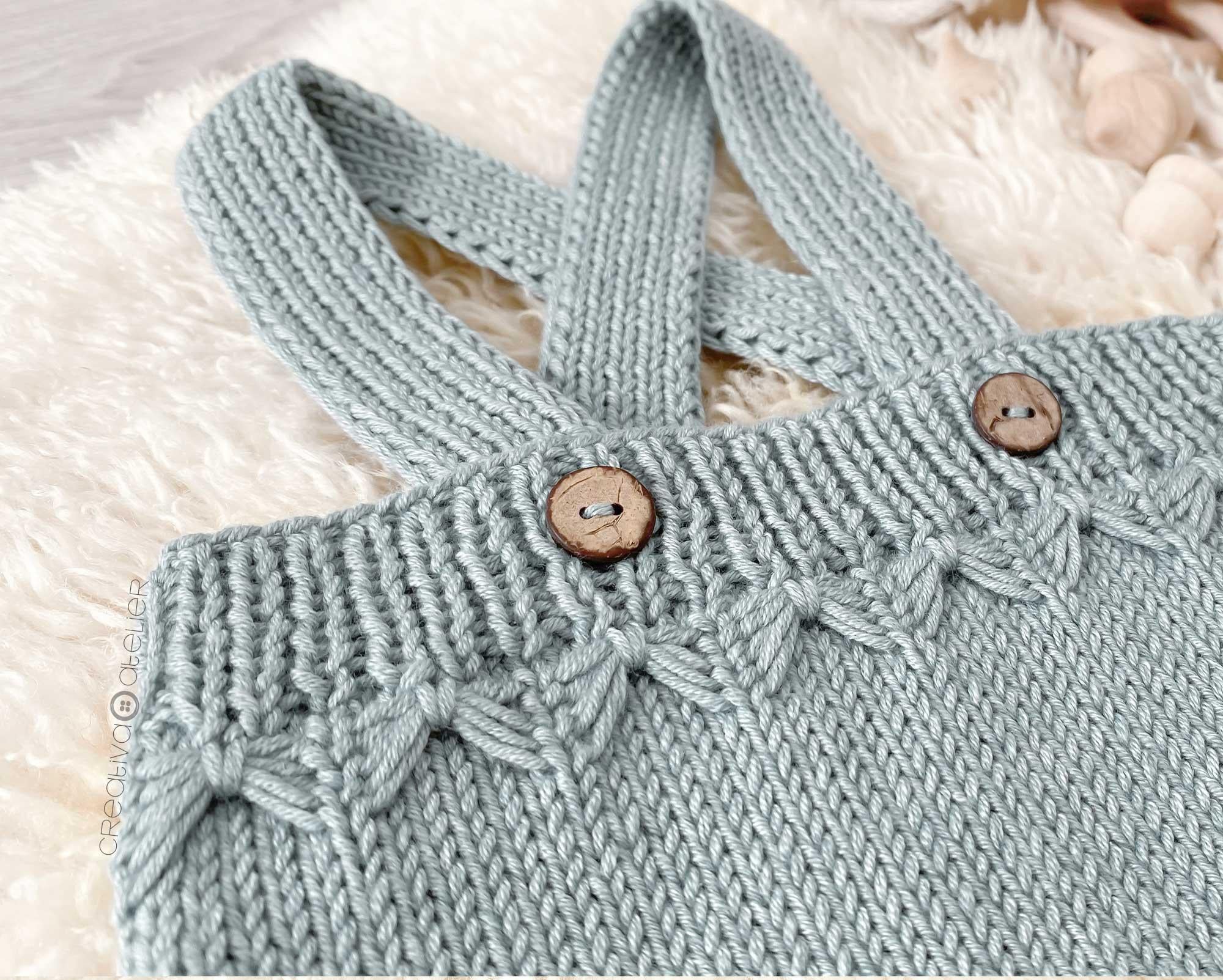 3-6 months - PETIT Knitted Diaper Cover