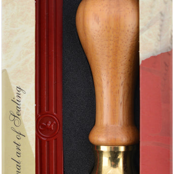 Manuscript Pen Manuscript Long Handle Personal Initial Seal W/Wax - Letter O