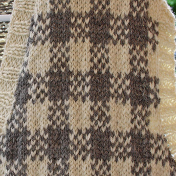 Gingham Checked Vest-201