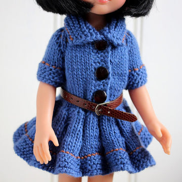 12 inch Doll Jean Dress