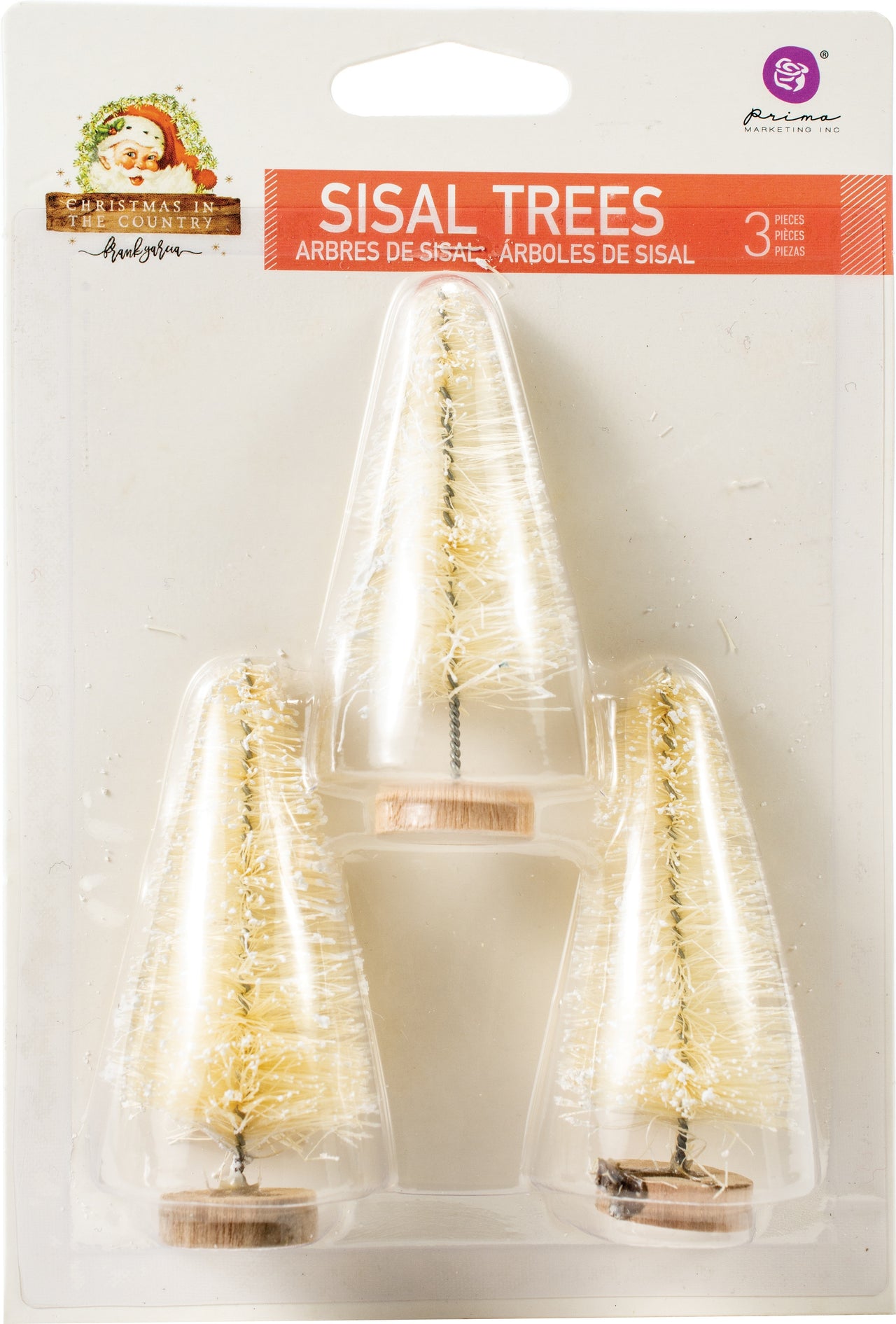 Prima Marketing Christmas In The Country Sisal Trees 3/Pkg - 595271
