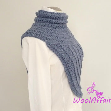 Häkelanleitung - Asym Shrug CAPE - No.113