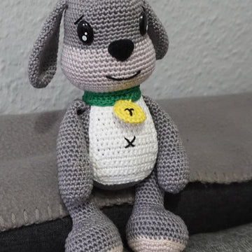 Häkelanleitung Hund Tom