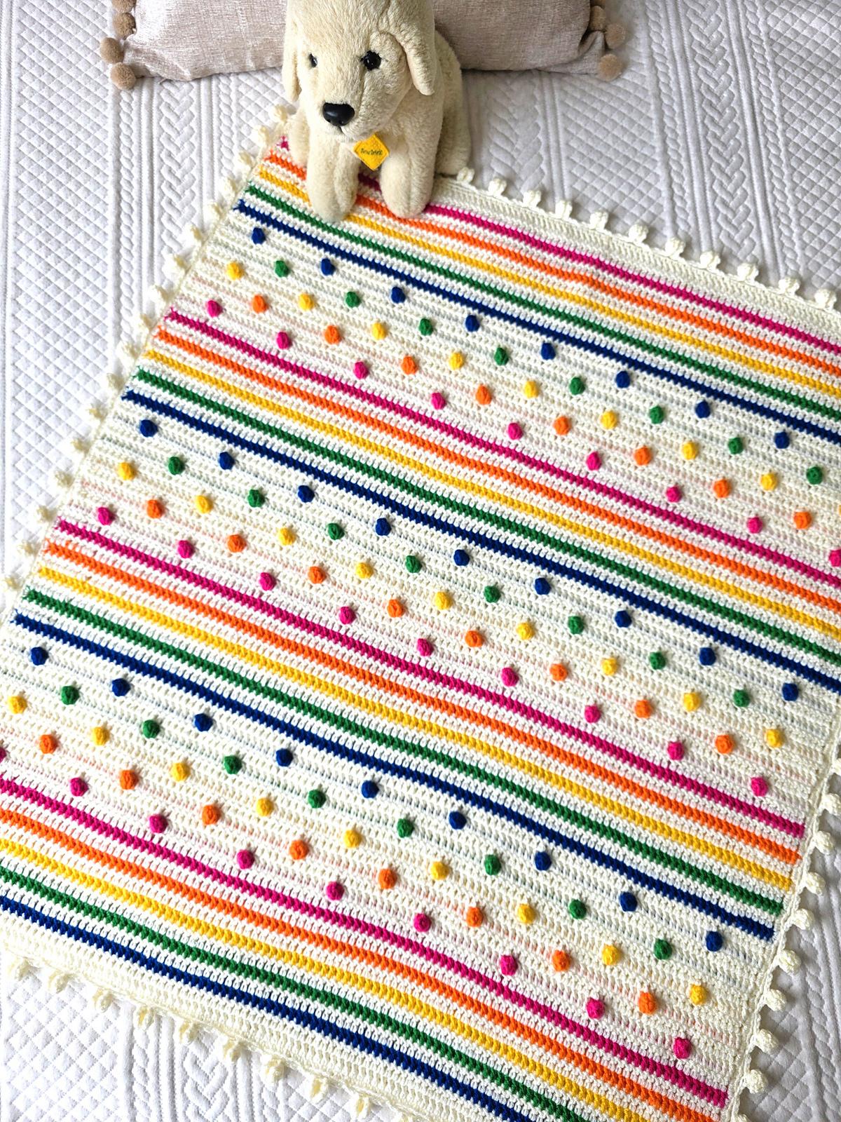 Spots & Stripes Baby Blanket