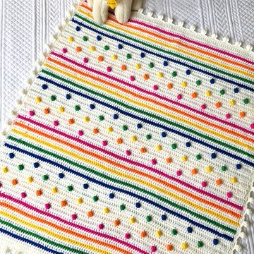 Spots & Stripes Baby Blanket