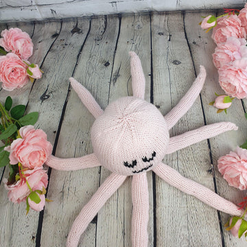 Knitted Octopus soft toy