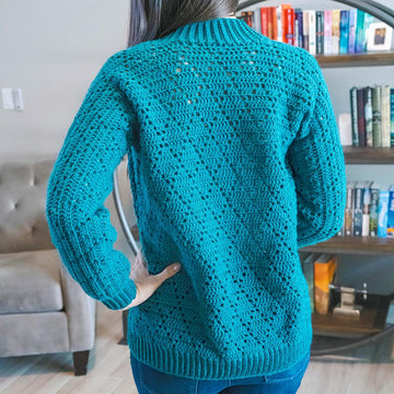 Diamond Crochet Cardigan