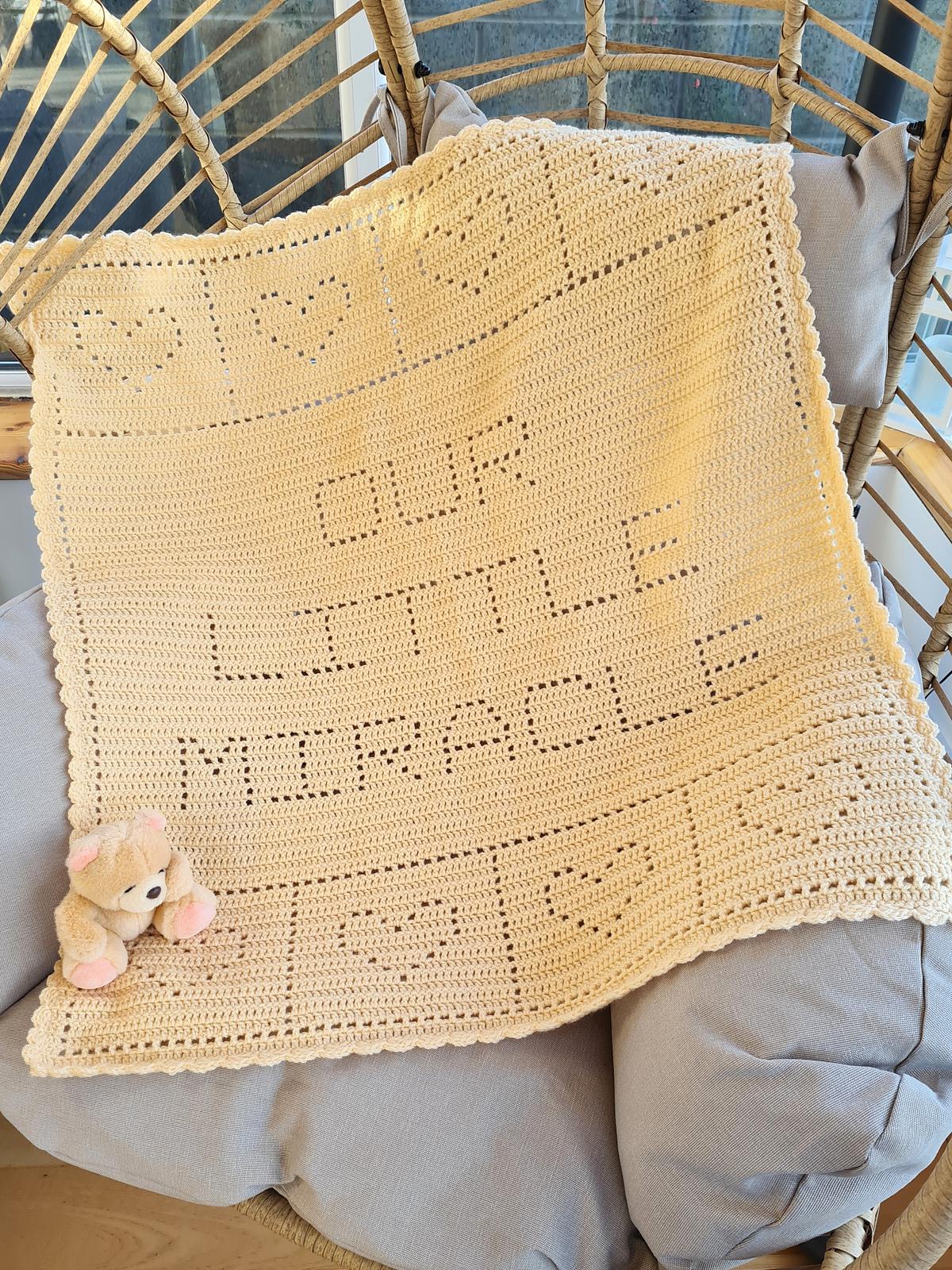Our Little Miracle Filet Blanket