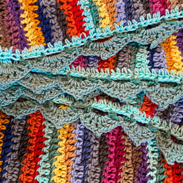 Cotton Waves baby blanket